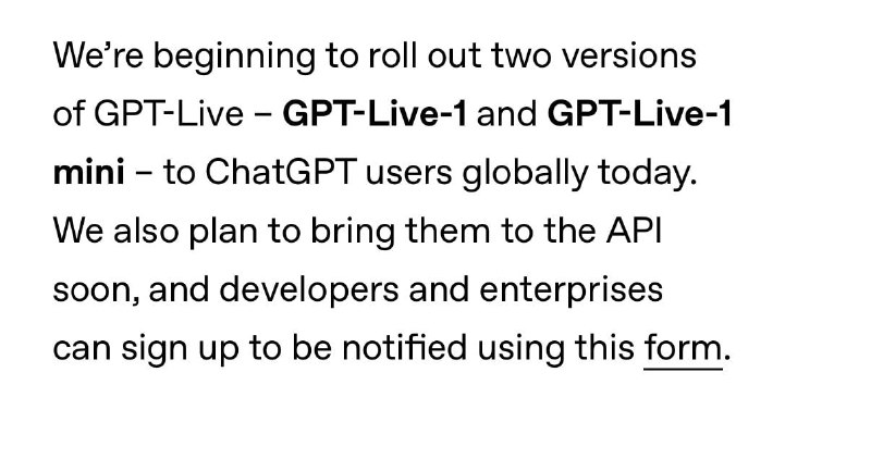 OpenAI presenta GPT-Live — Una nueva generación de modelos de voz - 2