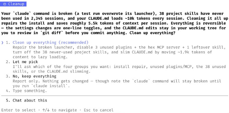New Feature in Claude Code: /checkup