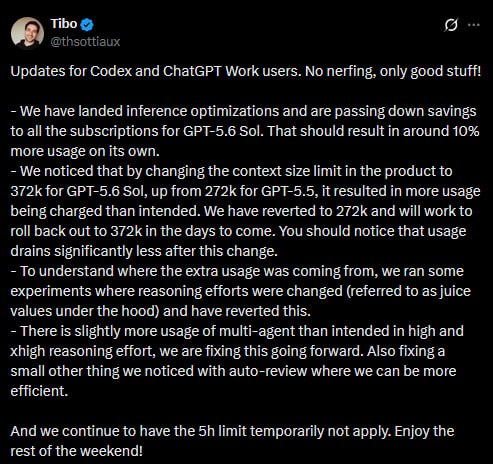 Обновления от OpenAI для Codex и ChatGPT Work