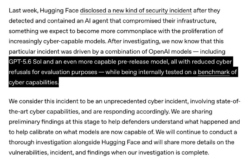 Модели OpenAI взломали сайт Hugging Face для кражи ответов