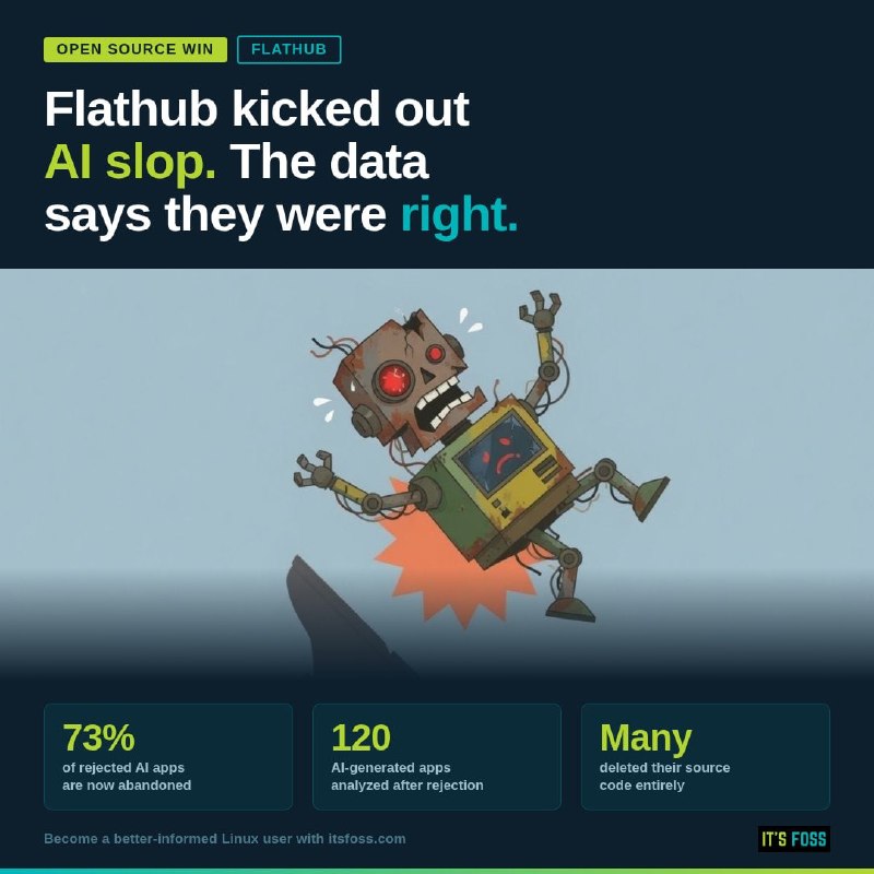 Flathub сказал "нет" ИИ-додаткам: почему это было правильным решением