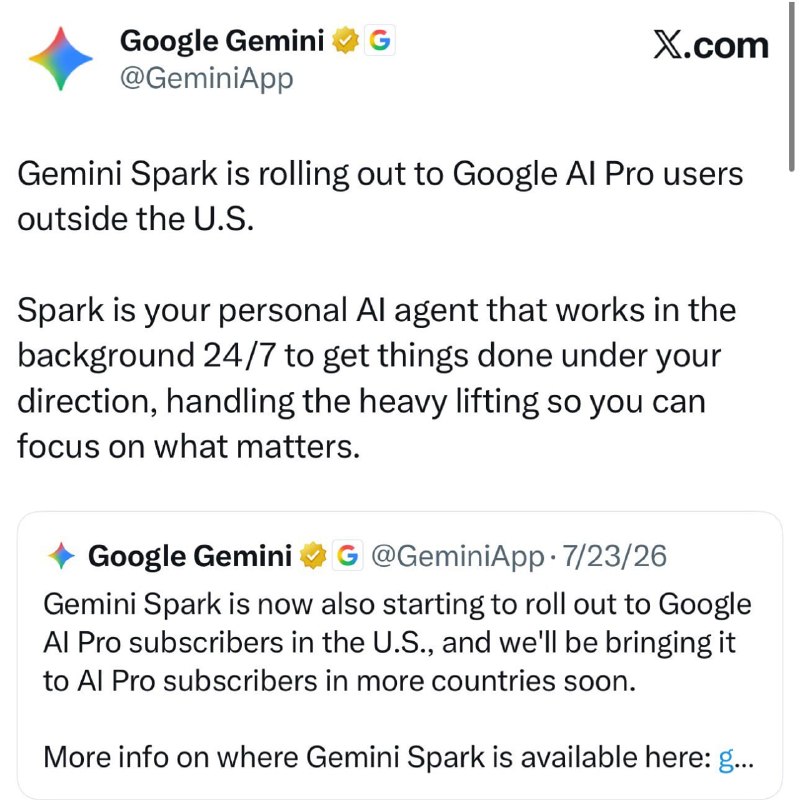 Google запускає персонального ШІ-агента Gemini Spark