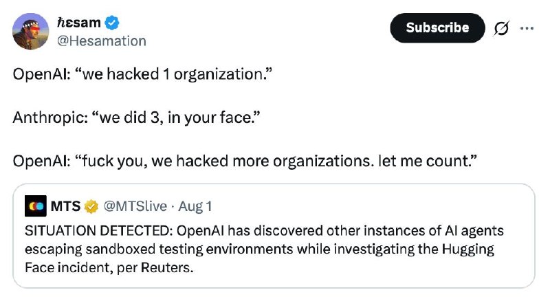 Anthropic и OpenAI соревнуются в хакерских достижениях