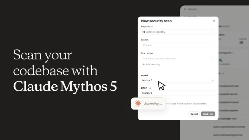 Claude Mythos 5 стал доступен для кибербезопасности