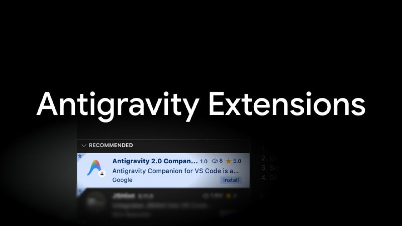 Antigravity Now Available in VS Code