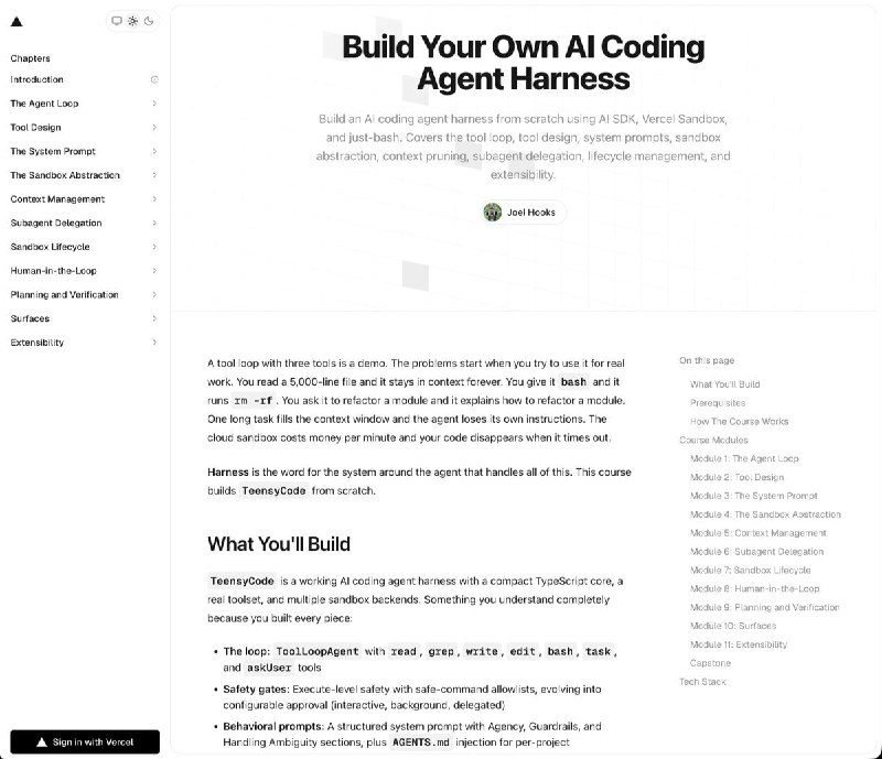 Learn to Build Your Own AI Coding Agent