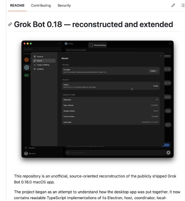 Lanzamiento de Grok Bot 0.18.0: el código se vuelve abierto