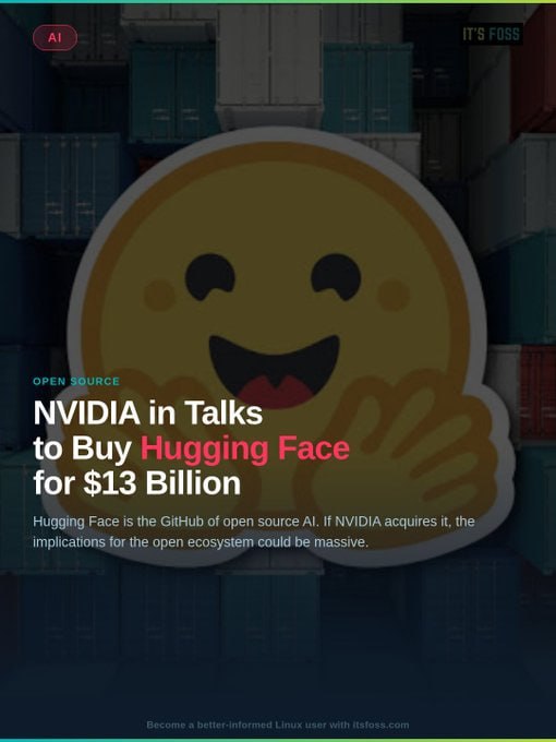 La posible adquisición de Hugging Face por NVIDIA genera preocupaciones