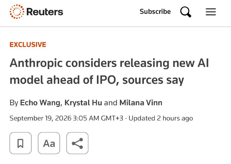 Anthropic Prepares New AI Model Release Ahead of IPO