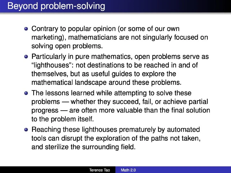 Terence Tao presenta Math 2.0: cómo la IA debe profundizar, no reemplazar, la comprensión matemática - 4