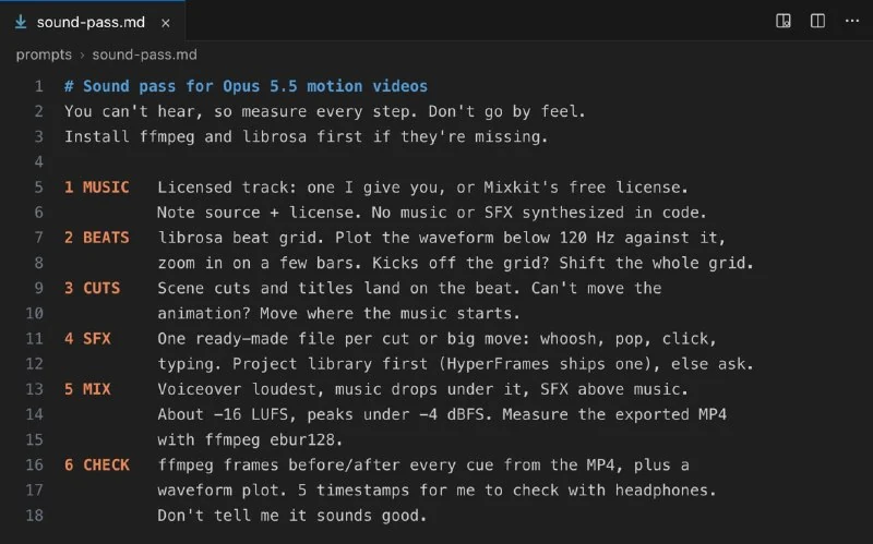 Opus 5.5 and Openverse API: automatic sound effect search for video