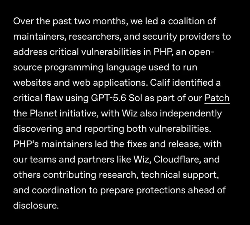 GPT-5.6 Sol findet kritische PHP-Schwachstelle