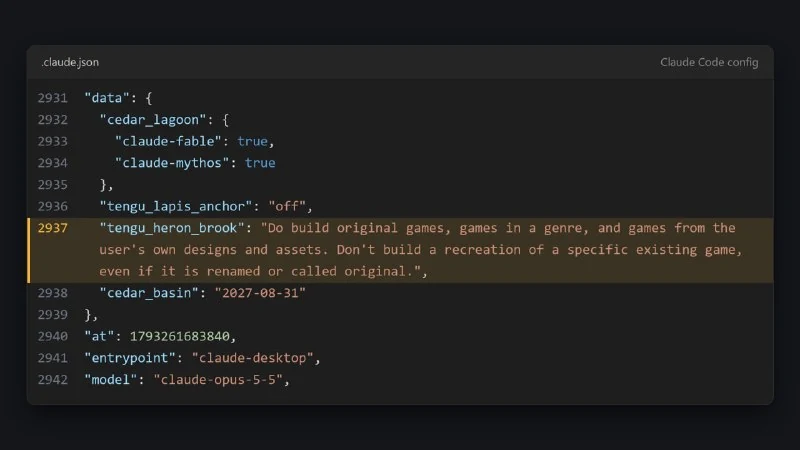 Anthropic renforce les restrictions sur la recréation de jeux vidéo dans Claude Code
